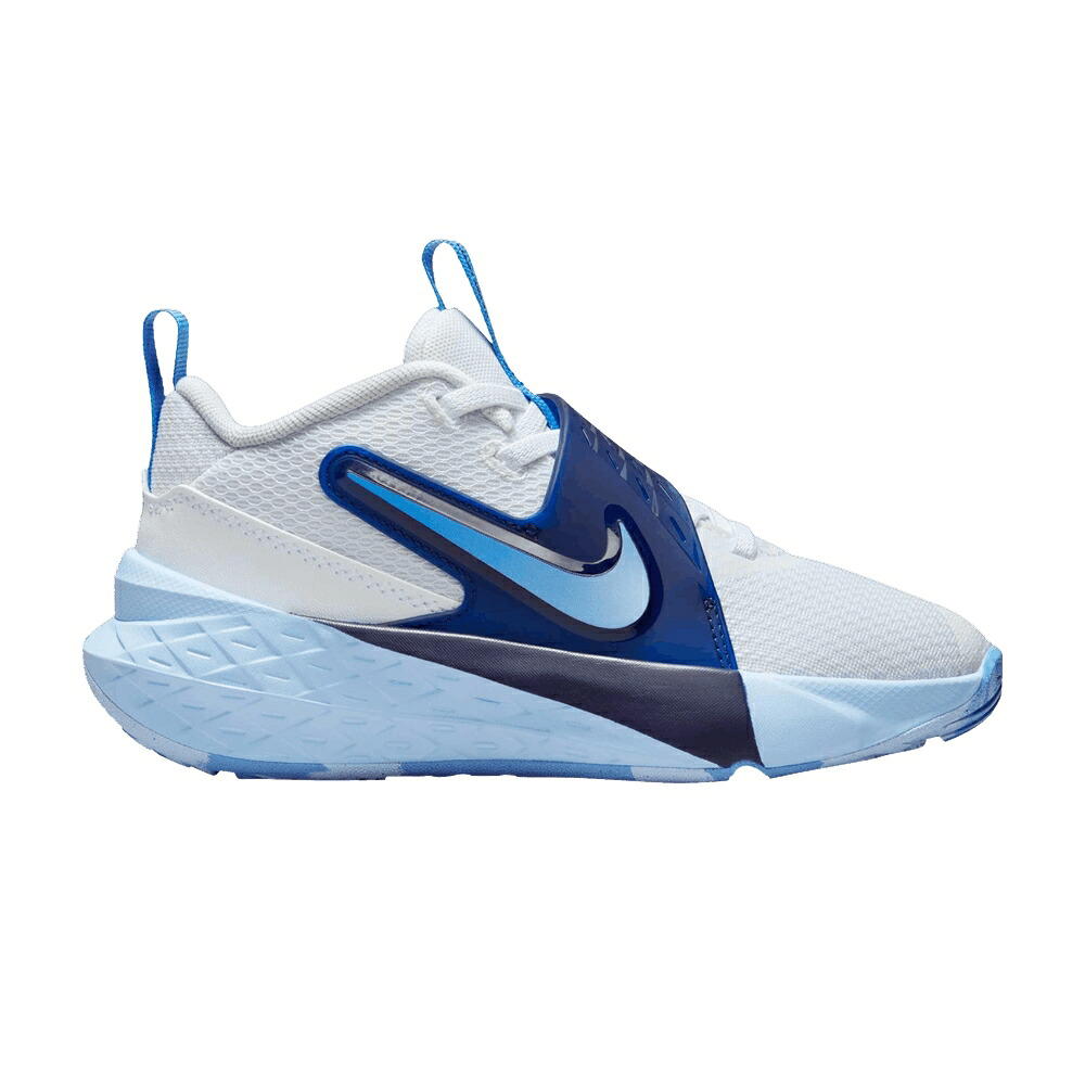 ナイキ チーム 白色 ホワイト 青色 ブルー 紺色 ネイビー 'PSYCHIC BLUE' ジュニア キッズ NIKE TEAM HUSTLE D12 PS / WHITE PSYCHIC BLUE MIDNIGHT NAVY ベビー マタニティ スニーカー