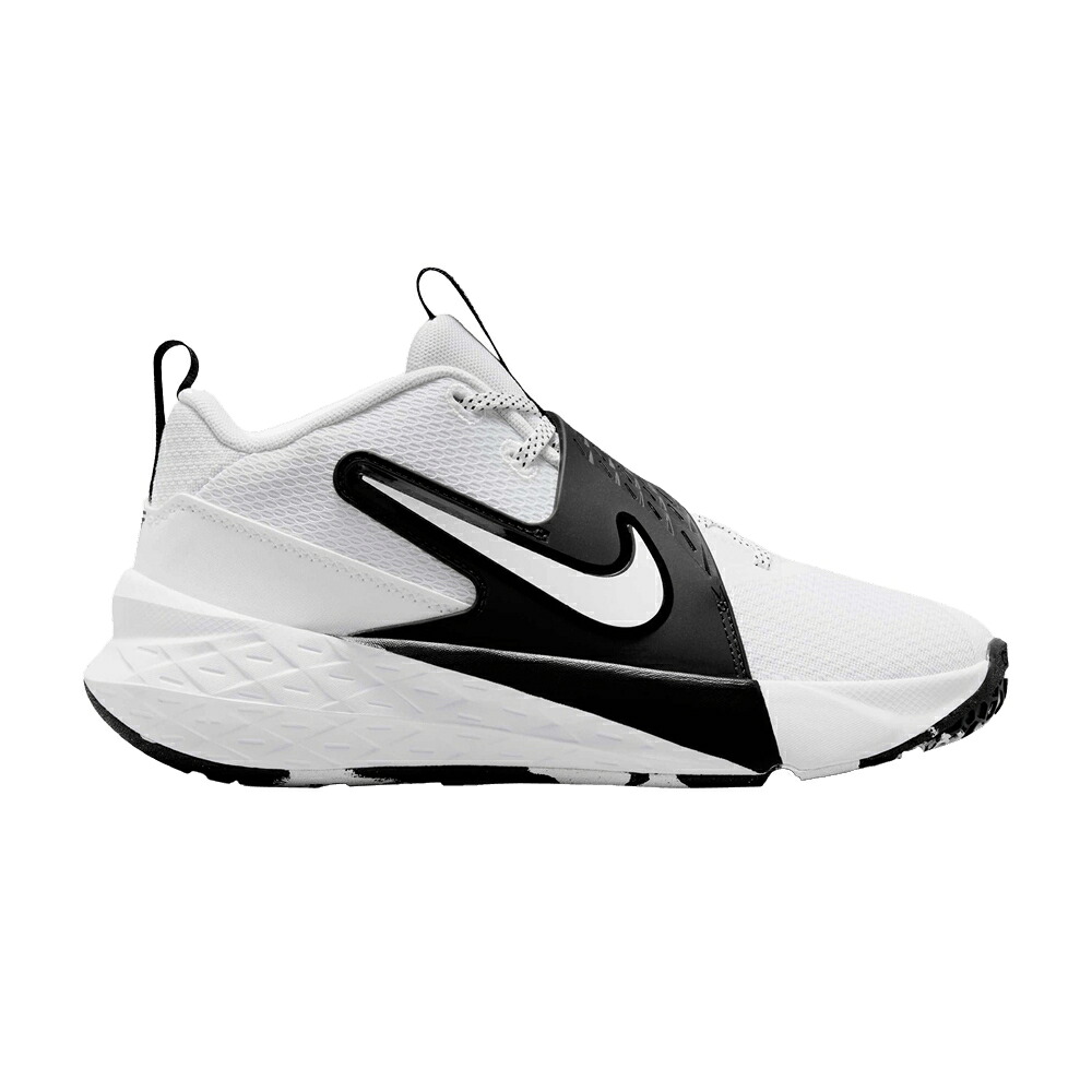 ナイキ チーム 白色 ホワイト 黒色 ブラック 'WHITE BLACK' ジュニア キッズ NIKE TEAM HUSTLE D12 GS / WHITE BLACK WHITE ベビー マタニティ スニーカー