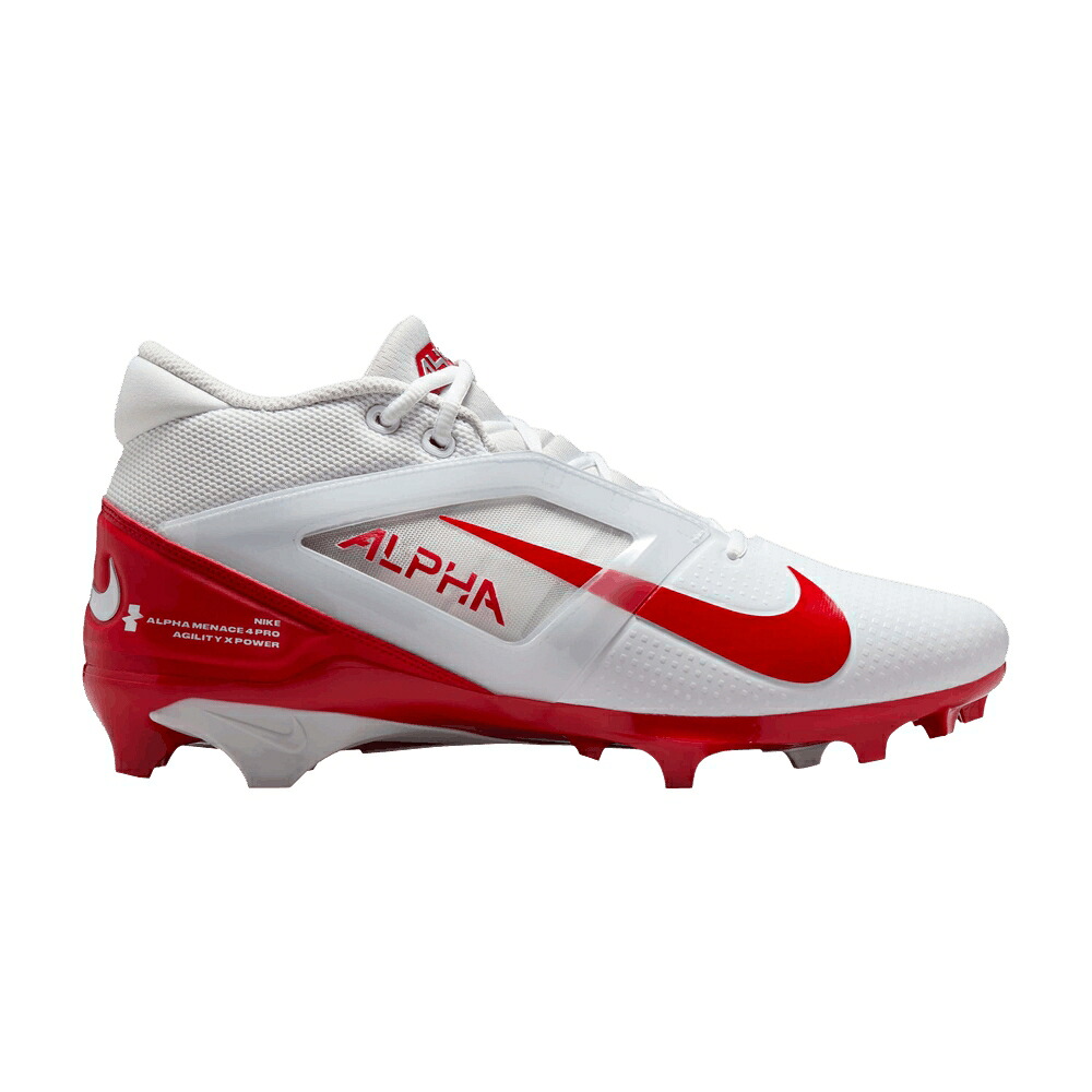 ナイキ アルファ プロ 白色 ホワイト 赤 レッド 'UNIVERSITY RED' スニーカー メンズ NIKE ALPHA MENACE 4 PRO / WHITE UNIVERSITY RED PHOTON DUST