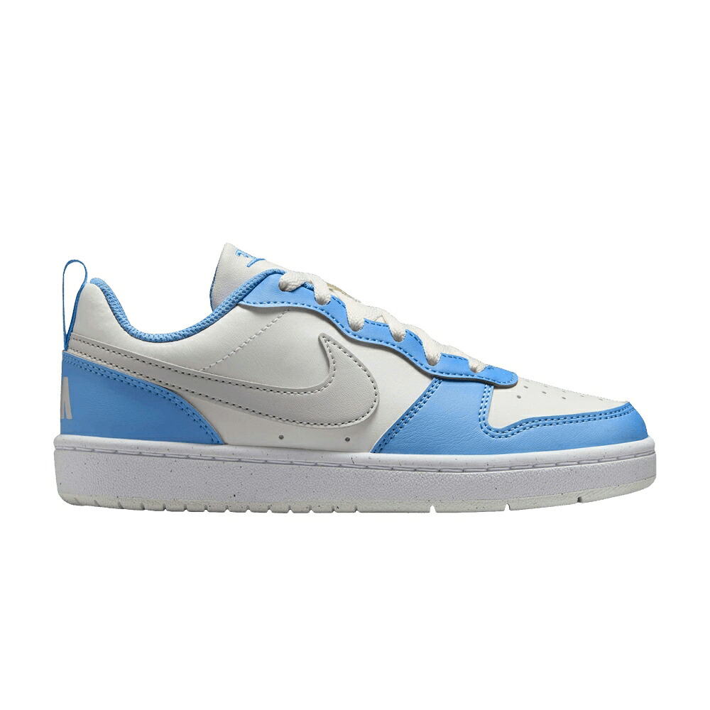 ナイキ コート 白色 ホワイト コートバーロウ 'COBALT PULSE' ジュニア キッズ NIKE COURT BOROUGH LOW RECRAFT GS / SUMMIT WHITE COBALT PULSE WHITE ベビー マタニティ スニーカー|スニケス