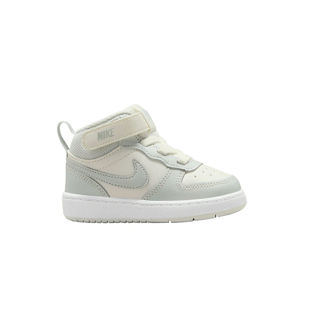 ナイキ コート ミッド 白色 ホワイト 銀色 シルバー コートバーロウ 'SAIL SILVER' ベビー NIKE COURT BOROUGH MID 2 TD LIGHT / SAIL WHITE LIGHT SILVER 34,320円