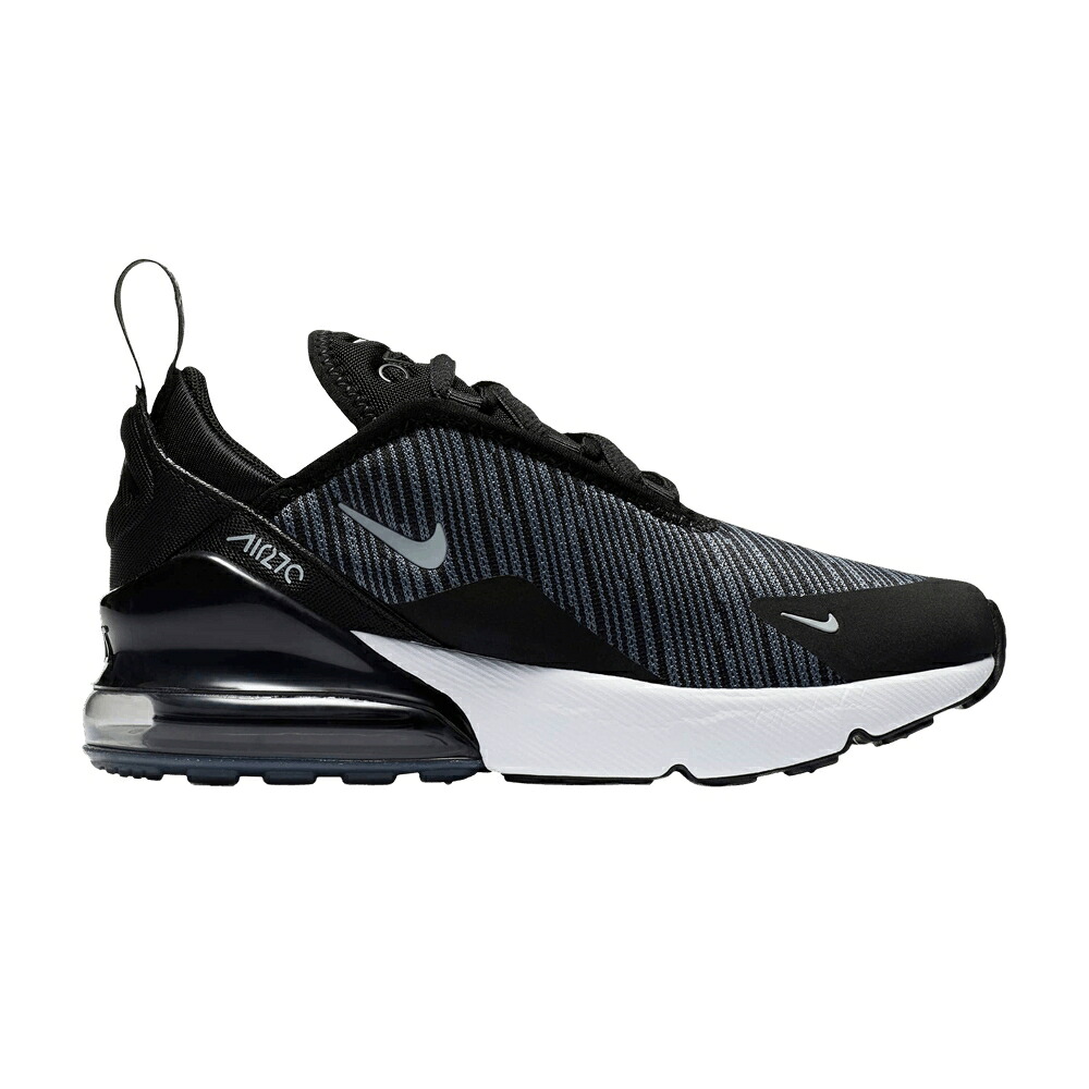 ナイキ マックス 灰色 グレー 黒色 ブラック 白色 ホワイト エアマックス 'BLACK JAQUARD' ジュニア キッズ NIKE AIR MAX 270 PS WOLF GREY / BLACK WOLF GREY DARK GREY WHITE ベビー マタニティ スニーカー