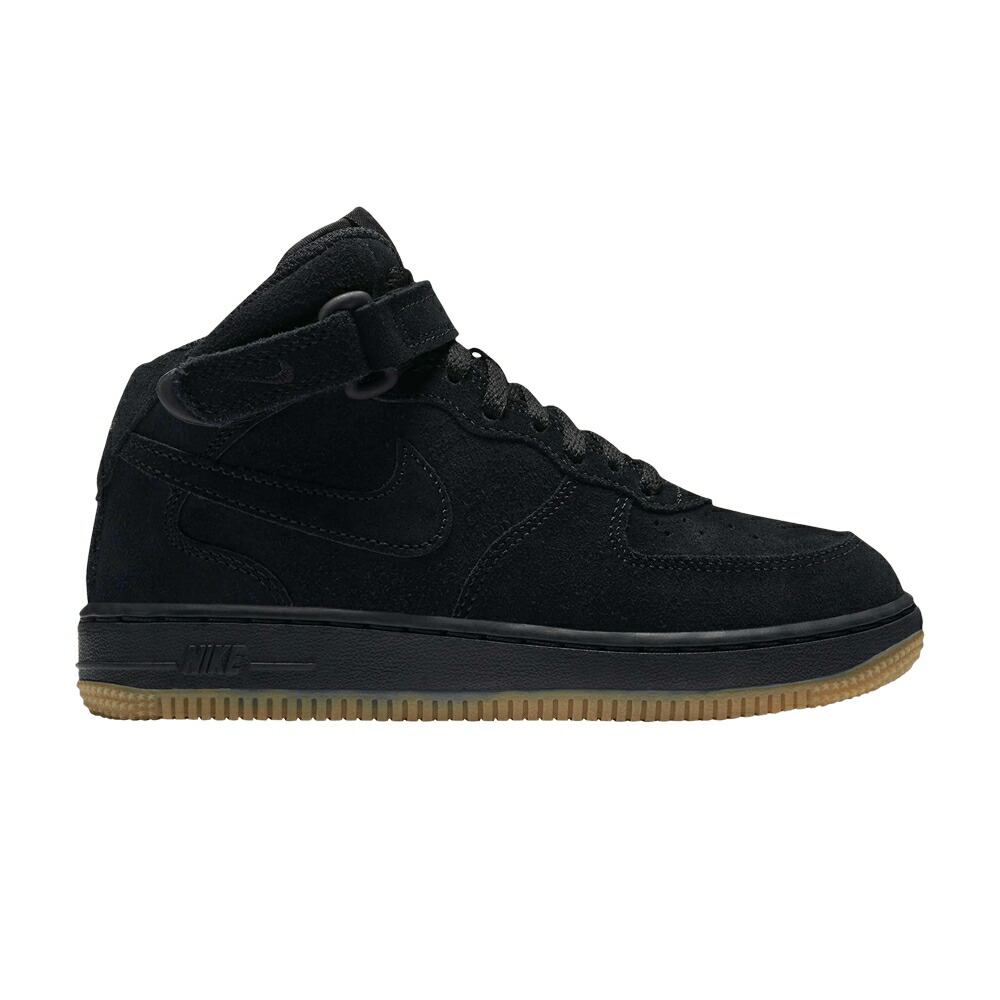 ナイキ ミッド 黒いこと 黒いこと 赤銅色 赤銅色 \u0027BLACK GUM\u0027 御坊っちゃん キッズ NIKE FORCE 1 MID LV8 なおなお書き / BLACK BLACK GUM LIGHT BROWN もの言う花 マタニティ スニーカー