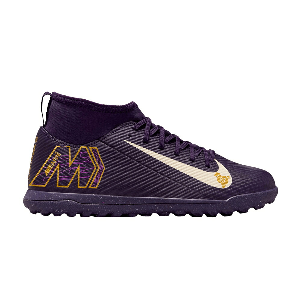 ナイキ 野球クラブ 地びた 紫 パープル 象牙色 \u0027GRAND PURPLE\u0027 御坊っちゃん キッズ NIKE KYLIAN MBAPP X MERCURIAL SUPERFLY 10 CLUB TF GS / GRAND PURPLE PALE IVORY もの言う花 マタニティ スニーカー