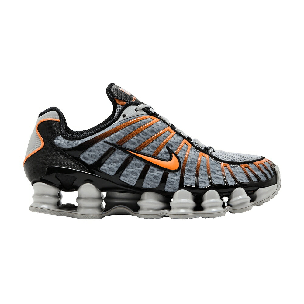 ナイキ ショックス 灰色 グレー 黒色 ブラック LIGHT MANDARIN スニーカー メンズ NIKE SHOX TL SMOKE BRIGHT / LIGHT SMOKE GREY BLACK BRIGHT