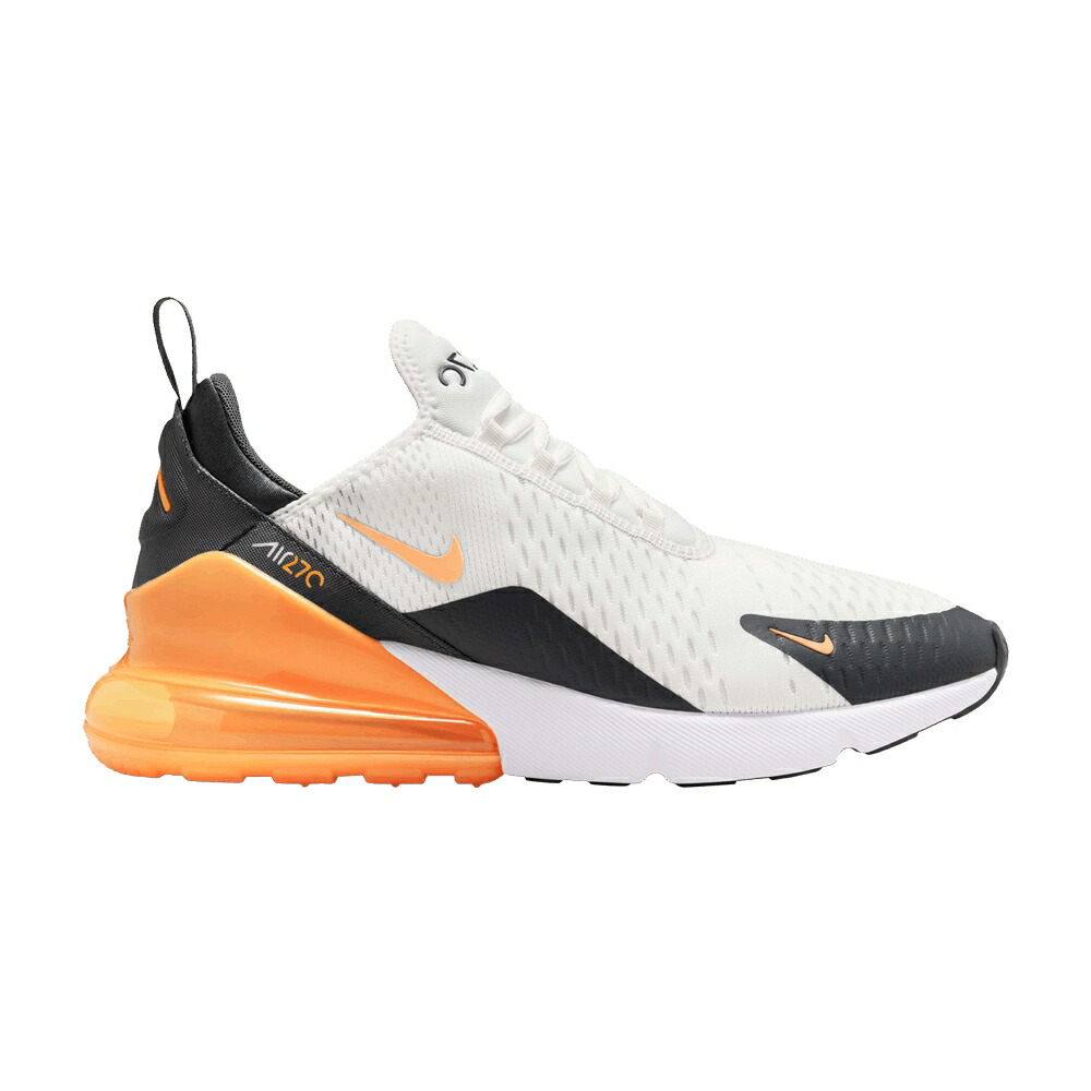 ナイキ マックス 白色 ホワイト レーザー エアマックス 'SUMMIT ORANGE' スニーカー メンズ NIKE AIR MAX 270 WHITE LASER / SUMMIT WHITE ANTHRACITE WHITE