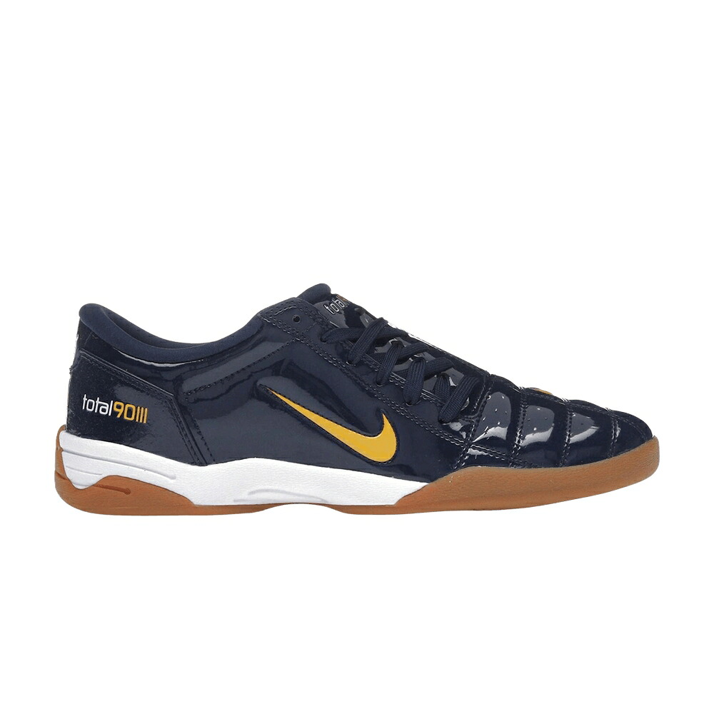 ナイキ 紺色 米国海軍 白いこと 白いこと \u0027PATENT MICHIGAN\u0027 スニーカー レディース NIKE WMNS TOTAL 90 3 SP / MIDNIGHT NAVY WHITE GUM MEDIUM