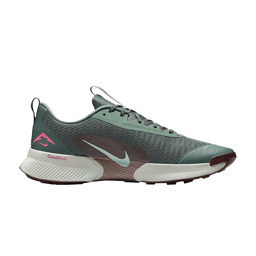 ナイキ 緑 緑であること ぶどう酒色 バーガンディー \u0027CLAY GREEN\u0027 スニーカー メンズ NIKE JUNIPER TRAIL 3 / CLAY GREEN BURGUNDY CRUSH LIGHT