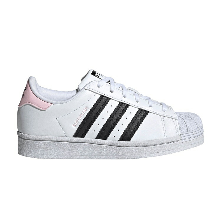 アディダス スーパースター 白色 ジュニア PINK' ピンク 'WHITE ホワイト ブラック 黒色 コア キッズ キッズファッション | aspirepm.co.uk