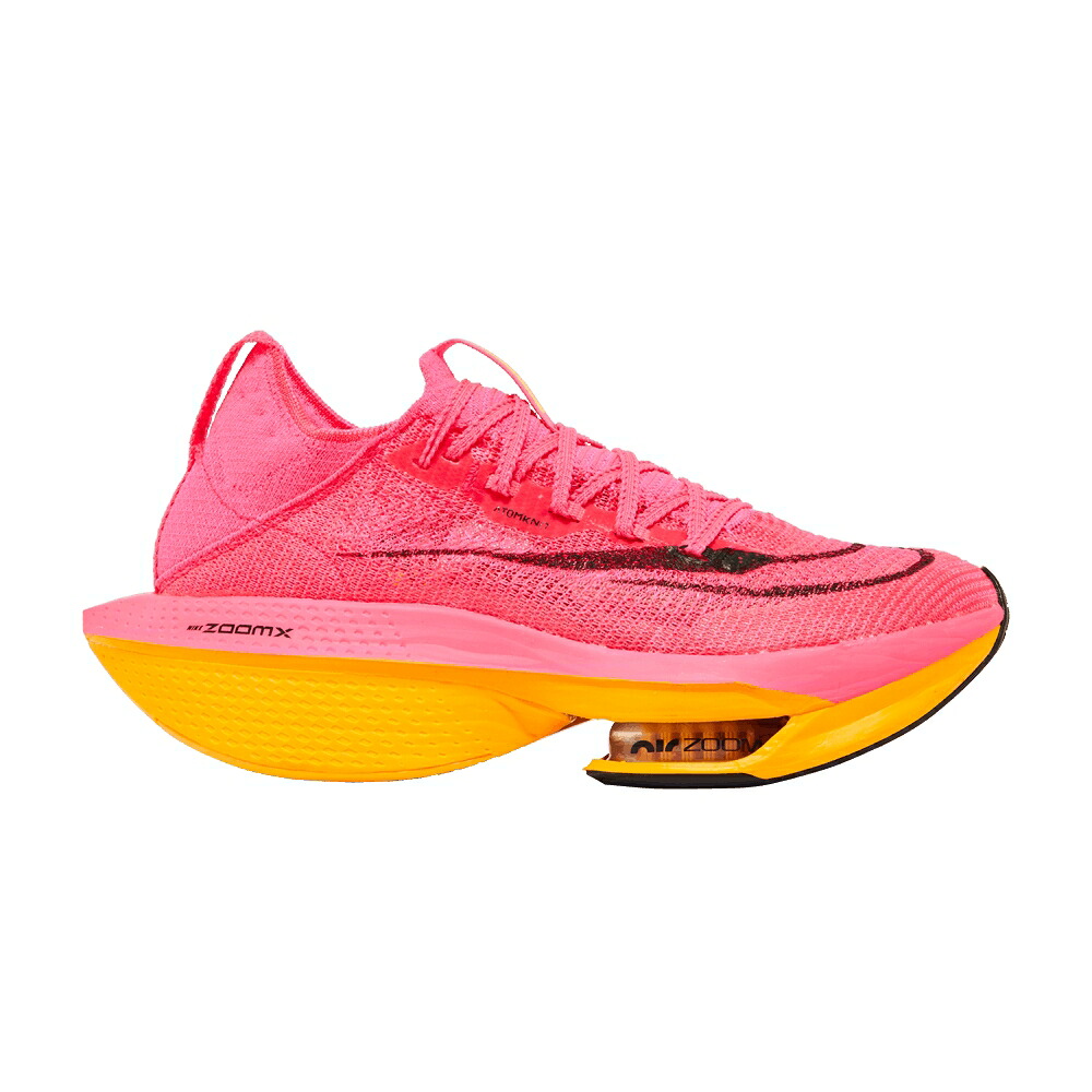 ナイキ 望遠レンズ サクラ色 レーザ 橙 オレンジ色 白いこと 白いこと NEXT% \u0027HYPER PINK\u0027 スニーカー レディース NIKE WMNS AIR ZOOM ALPHAFLY 2 / HYPER PINK LASER ORANGE WHITE