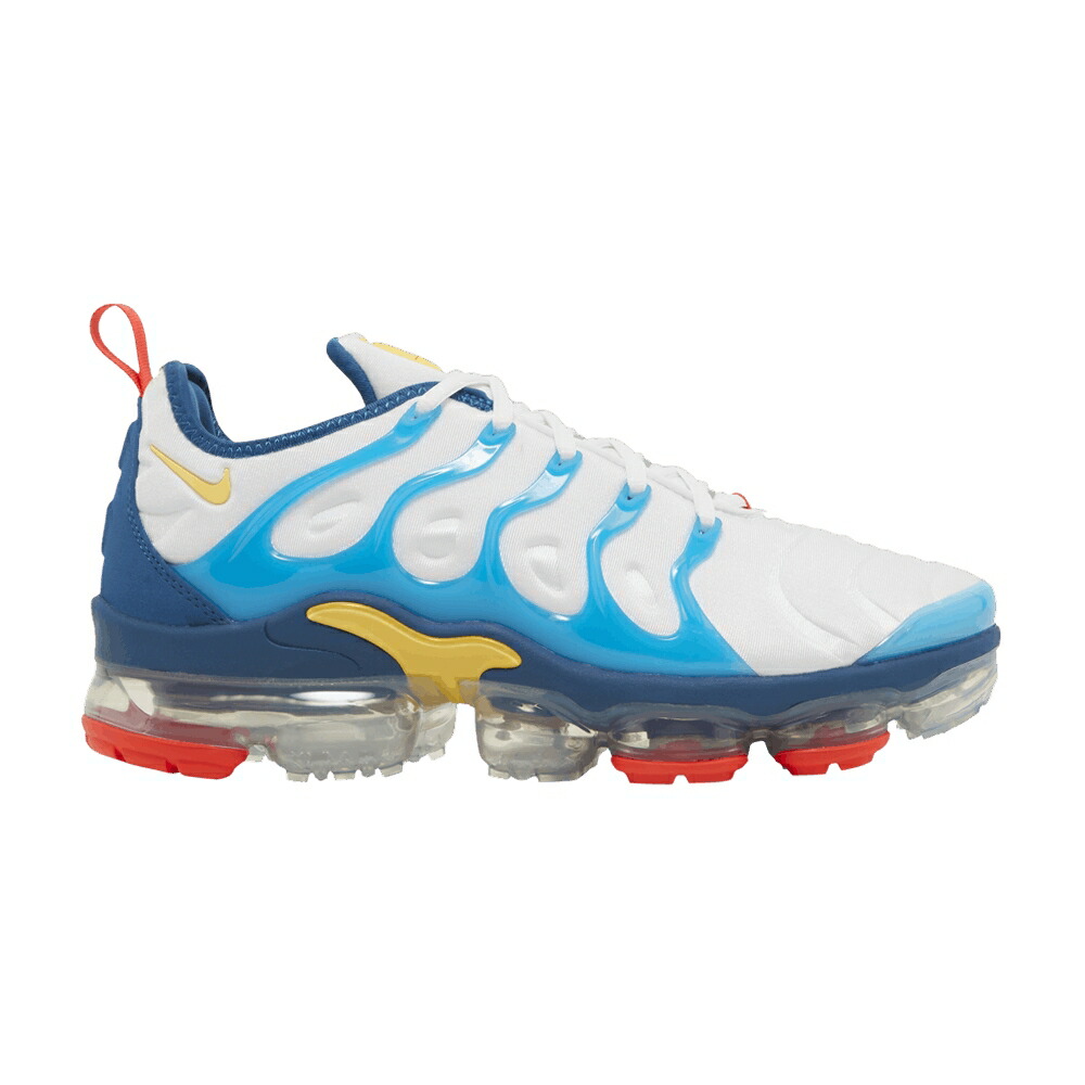ナイキ 青味 青み 白いこと 白いこと エアヴェイパーマックス \u0027INDUSTRIAL CITRON\u0027 スニーカー メンズ NIKE AIR VAPORMAX PLUS BLUE / WHITE CITRON PULSE INDUSTRIAL
