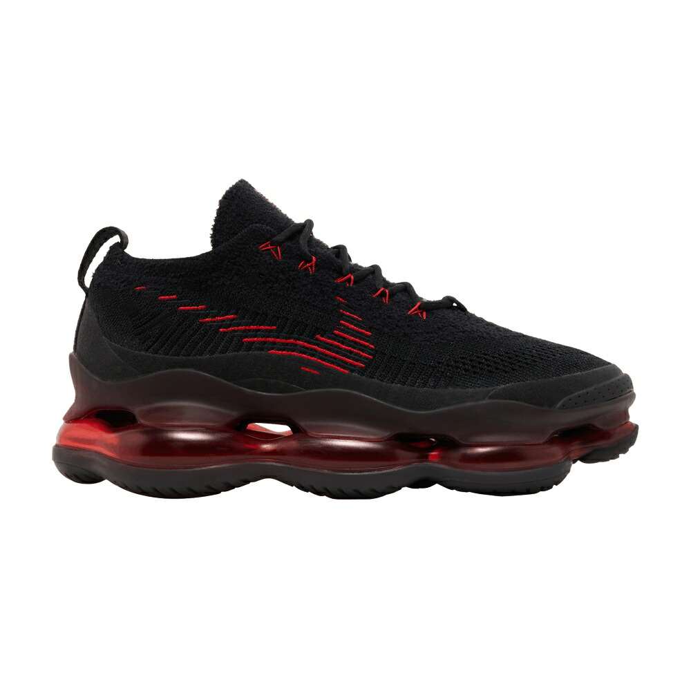 ナイキ マックス フライニット 黒色 ブラック 赤 レッド エアマックス BRED スニーカー メンズ NIKE AIR MAX SCORPION FLYKNIT / BLACK BLACK UNIVERSITY RED