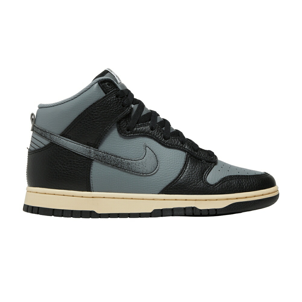 ナイキ ダンク ハイ 灰色 グレー 黒色 ブラック ダンクハイ 50 HIPHOP スニーカー メンズ NIKE DUNK HIGH YEARS OF HIP-HOP / SMOKE GREY BLACK BEACH BLACK