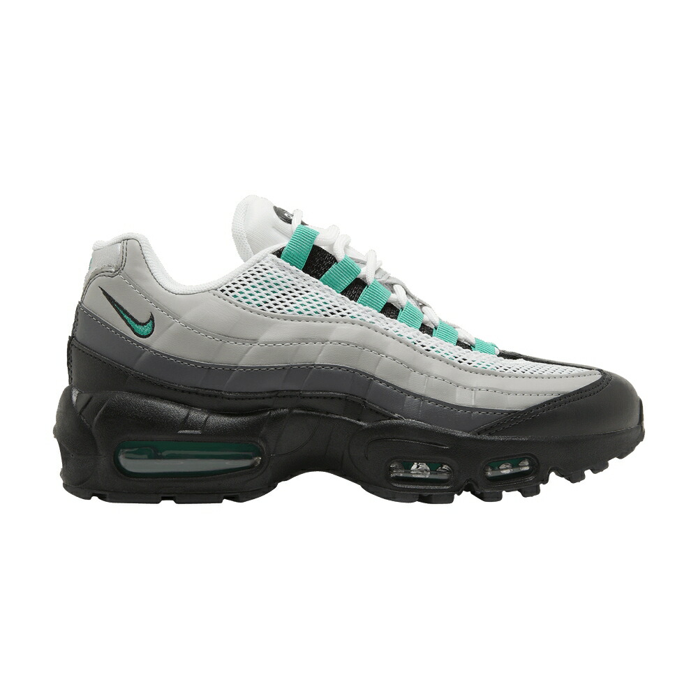 ナイキ マックス 黒色 ブラック スタジアム 灰色 グレー パール エアマックス 'STADIUM GREEN' スニーカー レディース NIKE WMNS AIR MAX 95 NEXT NATURE / BLACK STADIUM GREY PEARL GREY