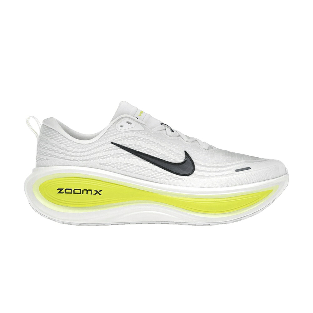 ナイキ 黒色 ブラック 白色 ホワイト 'WHITE CYBER' スニーカー レディース NIKE WMNS VOMERO PLUS BLACK / WHITE BLACK CYBER LIGHT LEMON|スニケス