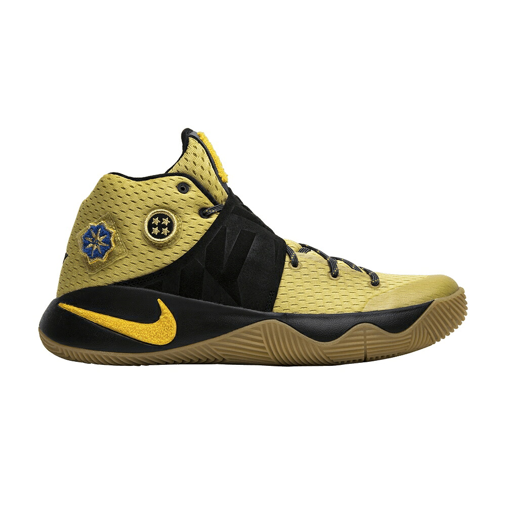 ナイキ カイリー 黒色 ブラック 'ALL LIGHTS' スニーカー メンズ NIKE KYRIE 2 STAR - NORTHERN / CELERY VARSITY MAIZE BLACK|スニケス