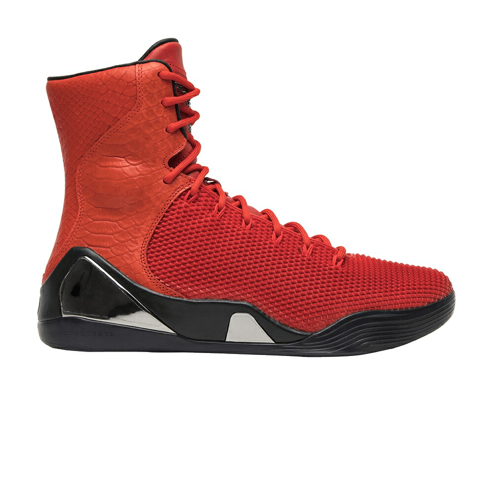ナイキ コービー ハイ 赤 レッド RED MAMBA スニーカー メンズ NIKE KOBE 9 HIGH KRM EXT / CHALLENGE RED CHALLENGE RED