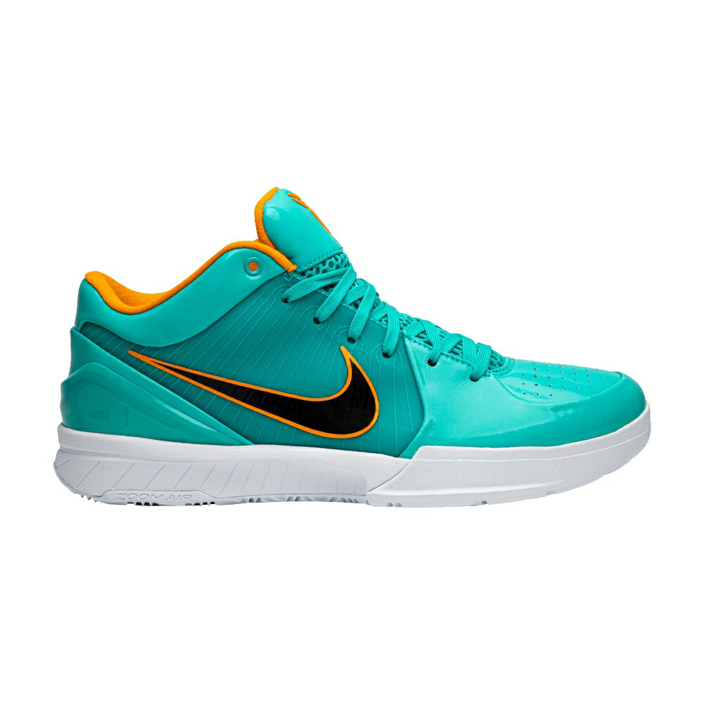 ナイキ アンディフィーテッド コービー プロトロ 白色 ホワイト HYPER JADE スニーカー メンズ NIKE UNDEFEATED X KOBE 4 PROTRO / TEAL MANGO WHITE