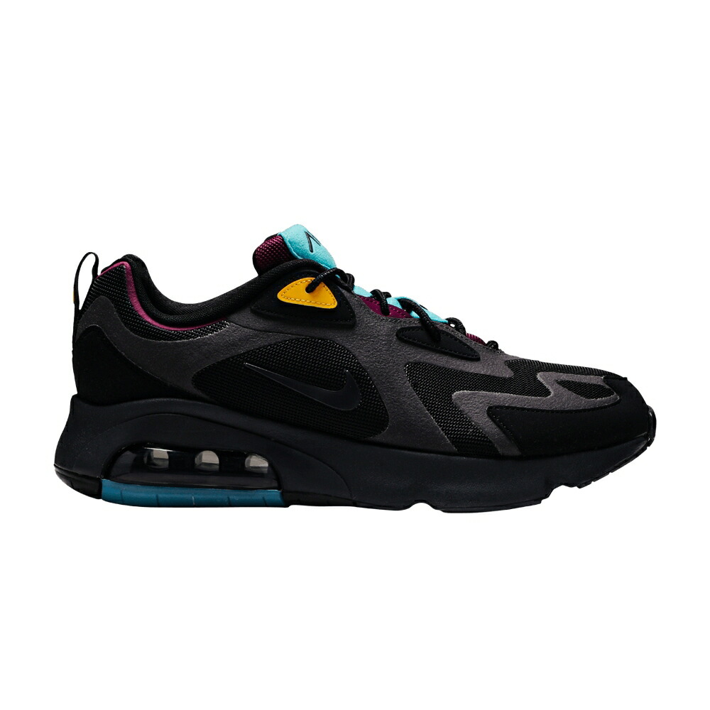 ナイキ マックス 黒色 ブラック エアマックス BORDEAUX スニーカー メンズ NIKE AIR MAX 200 / BLACK ANTHRACITE BORDEAUX