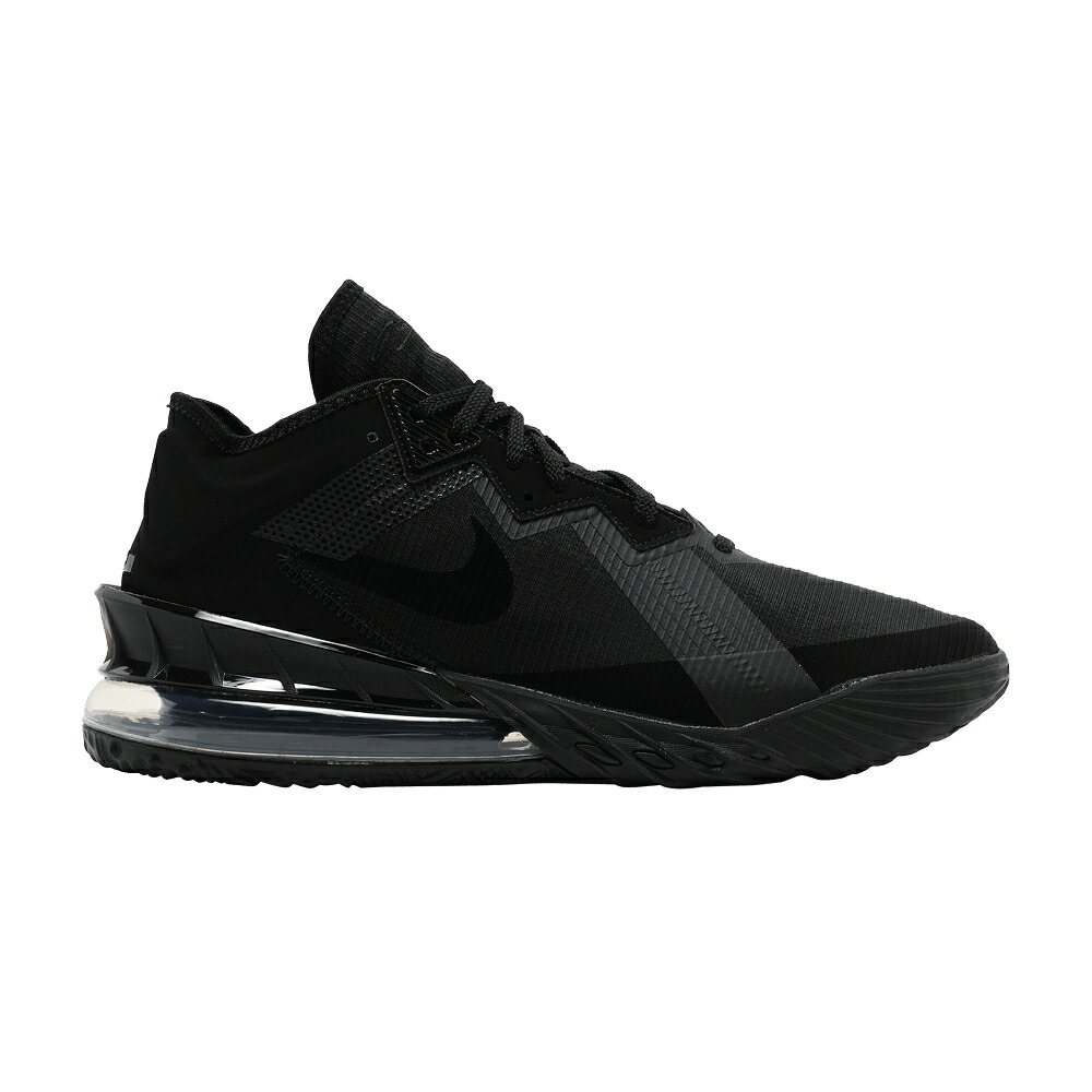 ナイキ レブロン 黒いこと 黒いこと \u0027ZERO 23\u0027 スニーカー メンズ NIKE LEBRON 18 LOW DARK / BLACK BLACK BLACK