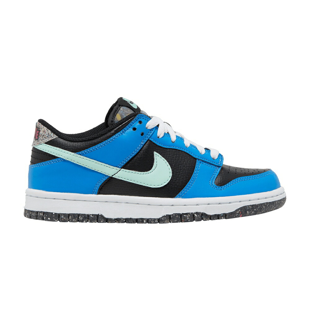 ナイキ ダンク 青色 ブルー 黒色 ブラック ダンクロー 'BLACK FOAM' ジュニア キッズ NIKE DUNK LOW SE GS LIGHT PHOTO BLUE MINT / BLACK LIGHT PHOTO BLUE ACTIVE ベビー マタニティ スニーカー