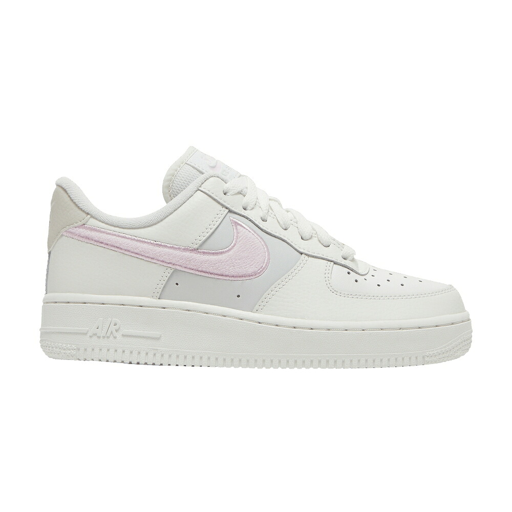 ナイキ 白色 ホワイト エアフォース '07 'CHENILLE SWOOSH' スニーカー レディース NIKE WMNS AIR FORCE 1 / SUMMIT WHITE LIGHT BONE PHOTON
