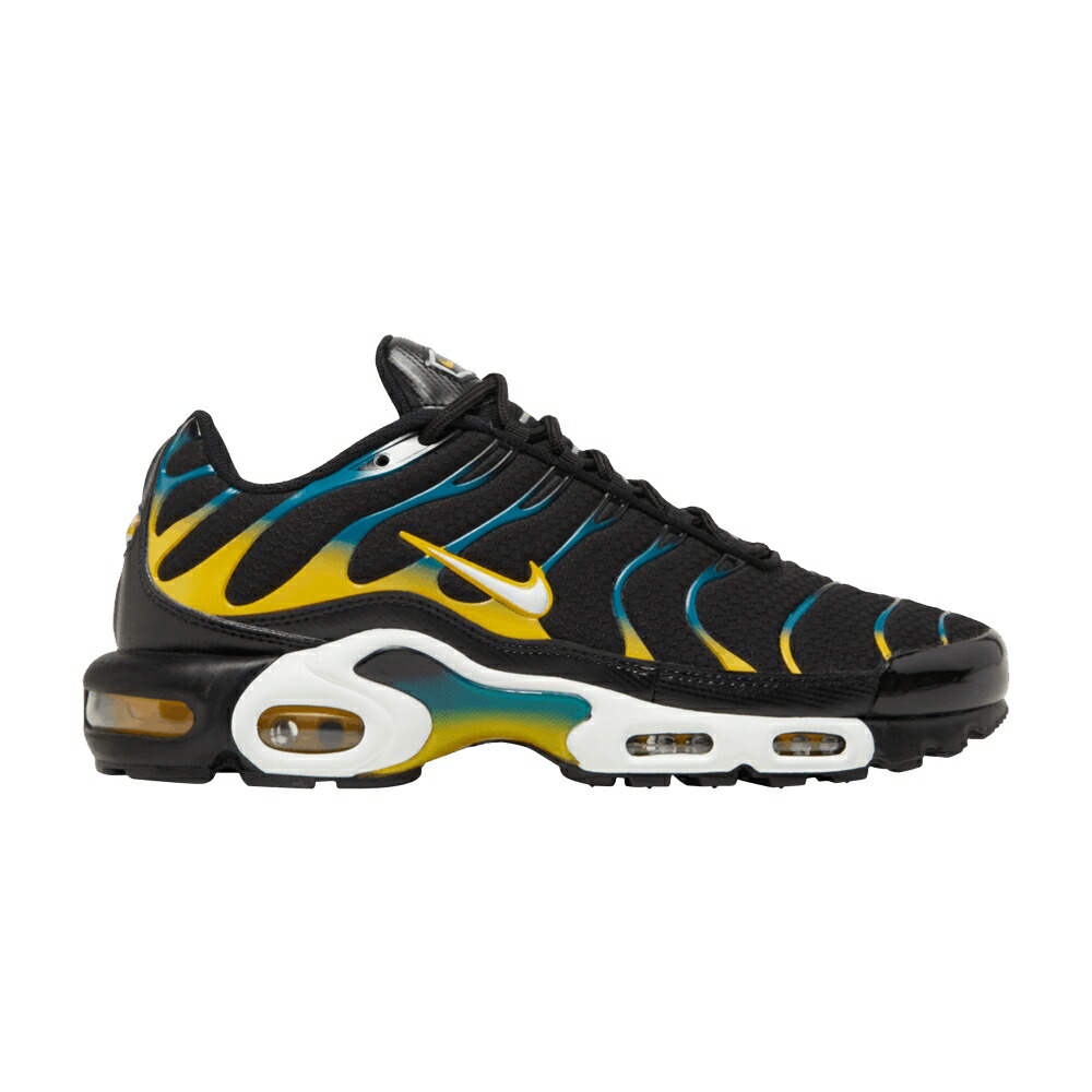 ナイキ マックス ゴールド 黒色 ブラック エアマックスプラス BLACK SPRUCE スニーカー メンズ NIKE AIR MAX PLUS UNIVERSITY GOLD / BLACK UNIVERSITY GOLD BRIGHT