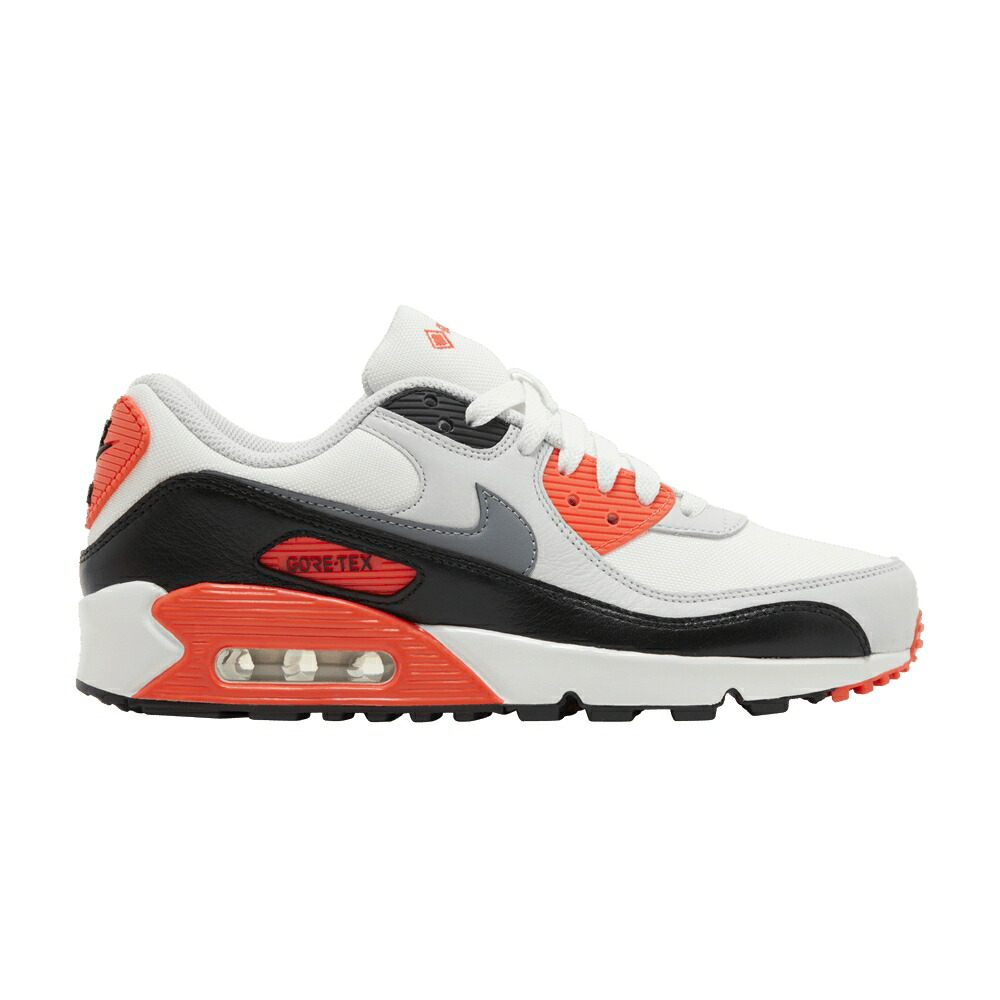 ナイキ マックス ゴアテックス 白色 ホワイト クール 灰色 グレー エアマックス INFRARED スニーカー メンズ NIKE AIR MAX 90 GORE-TEX / SUMMIT WHITE COOL GREY BRIGHT