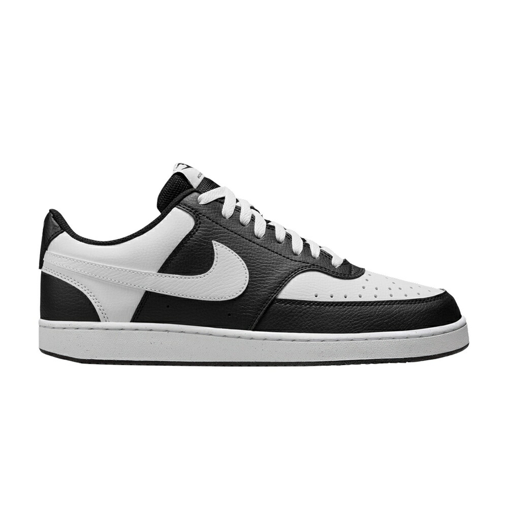 ナイキ 厚地の外套 黒いこと 黒いこと 白いこと 白いこと \u0027BLACK WHITE\u0027 スニーカー メンズ NIKE COURT VISION LOW / BLACK WHITE