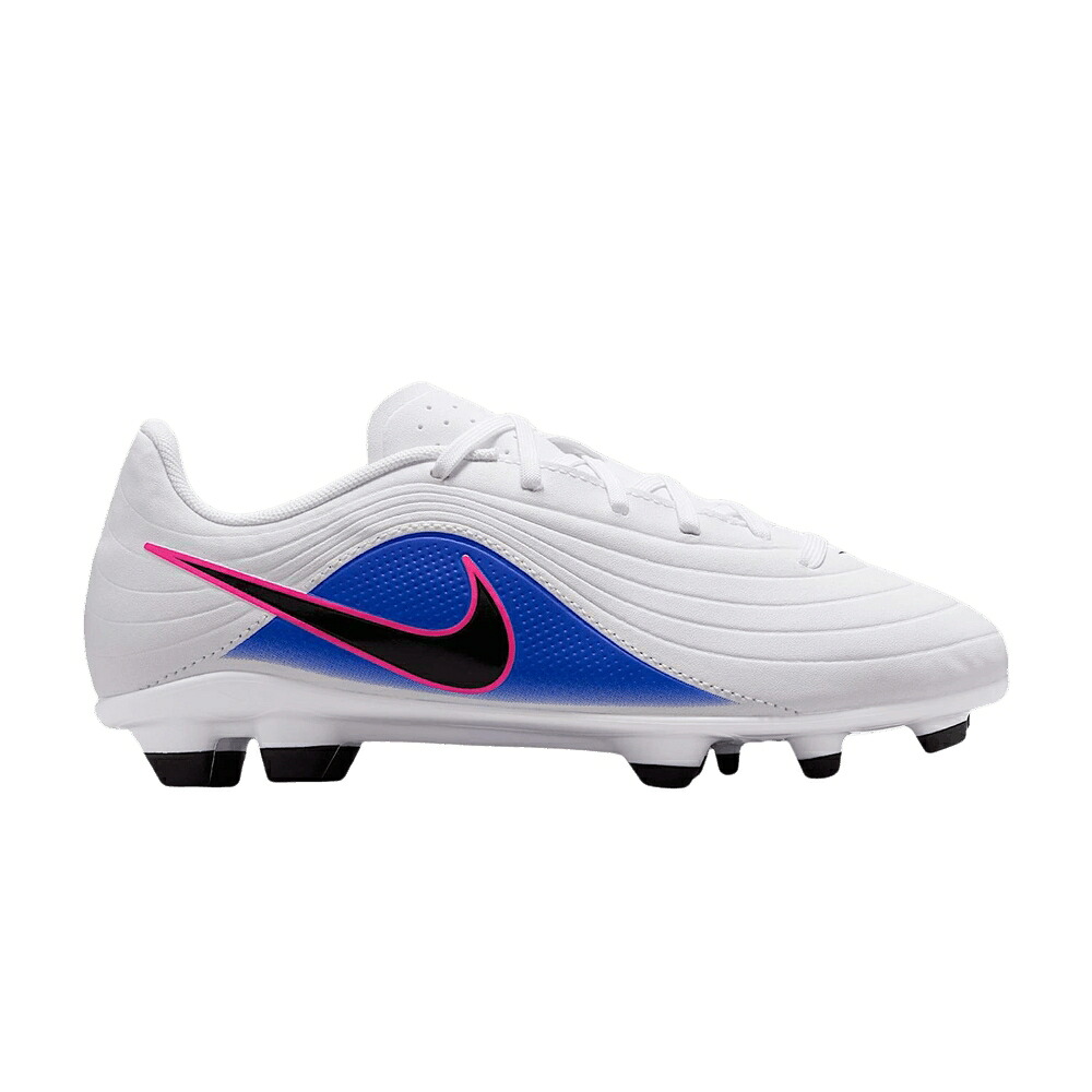 ナイキ ティエンポ クラブ 白色 ホワイト 青色 ブルー ピンク ブラスト JR. 'WHITE BLUE' ジュニア キッズ NIKE TIEMPO MAESTRO CLUB MG LOW GS RACER / WHITE RACER BLUE PINK BLAST ベビー マタニティ スニーカ