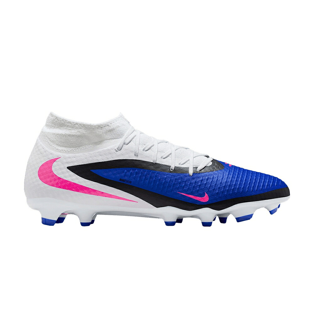 ナイキ ハイ アカデミー 青色 ブルー 白色 ホワイト ピンク ブラスト 'RACER BLUE' スニーカー メンズ NIKE PHANTOM 6 HIGH ACADEMY MG / RACER BLUE WHITE PINK BLAST｜スニケス