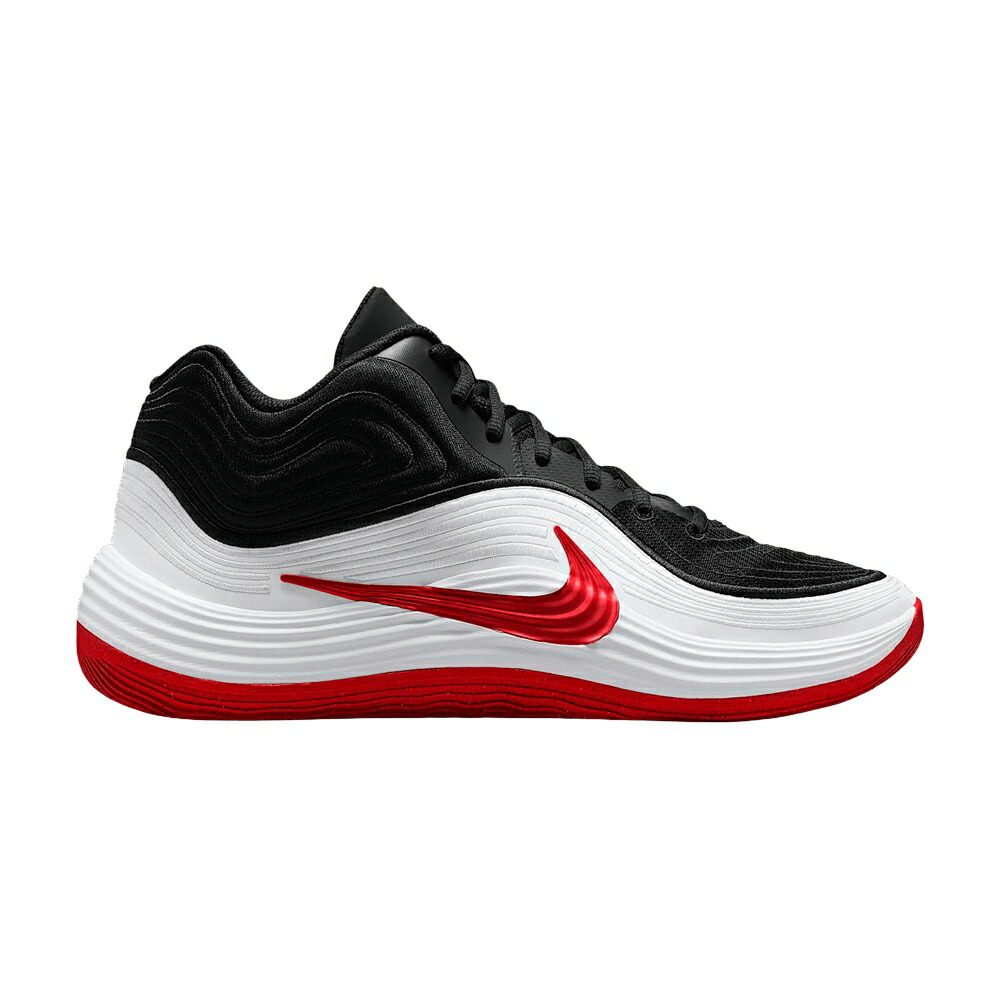 ナイキ ミッド 黒色 ブラック 白色 ホワイト 赤 レッド 'BLACK RED' スニーカー メンズ NIKE PRECISION 8 MID 'BLACK/WHITE/UNIVERSITY / BLACK WHITE UNIVERSITY RED