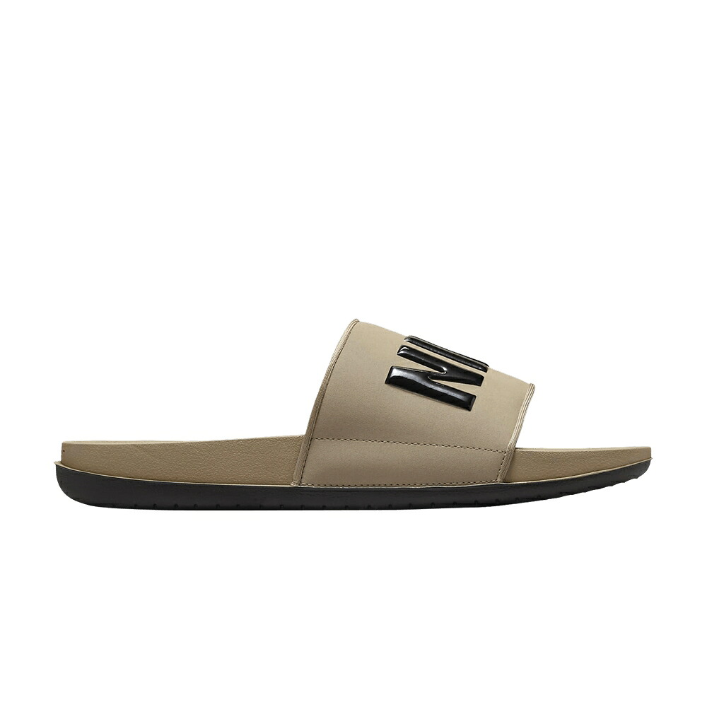 ナイキ サンダル カーキ 黒色 ブラック 'KHAKI BLACK' スニーカー メンズ NIKE OFFCOURT SLIDE / KHAKI BLACK BLACK