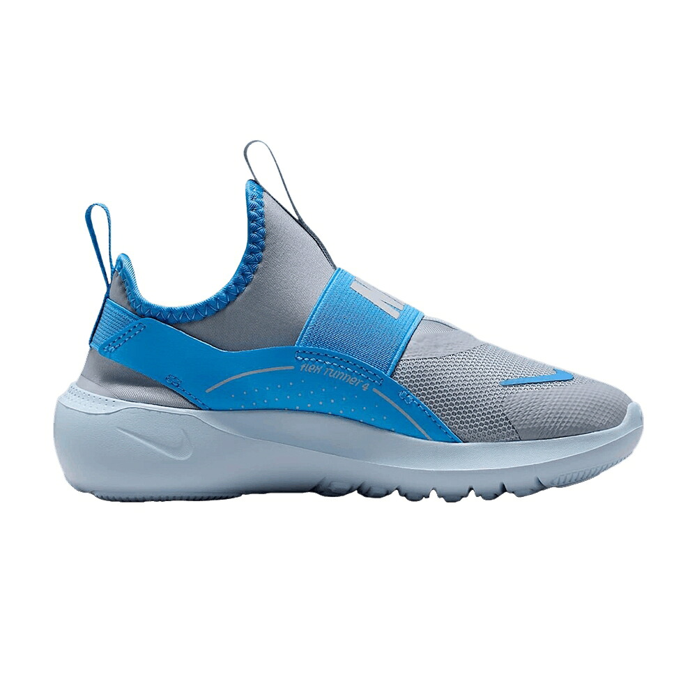 ナイキ 灰色 グレー 青色 ブルー 'FOOTBALL BLUE' スニーカー メンズ NIKE FLEX RUNNER 4 GREY UNIVERSITY / GHOST FOOTBALL GREY BLUE TINT