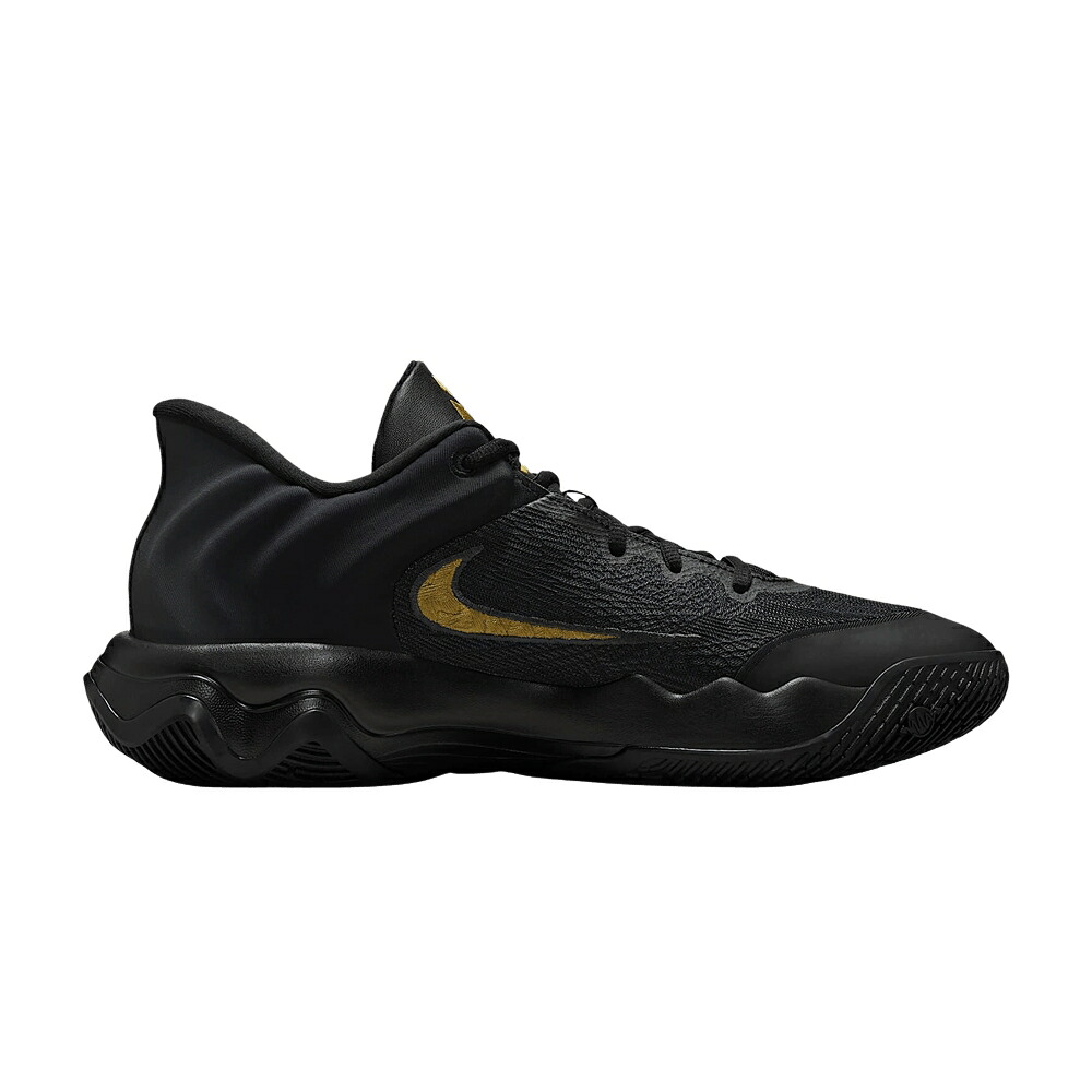 ナイキ 黒色 ブラック ゴールド 'BLACK GOLD' スニーカー メンズ NIKE GIANNIS IMMORTALITY 4 METALLIC / BLACK METALLIC GOLD