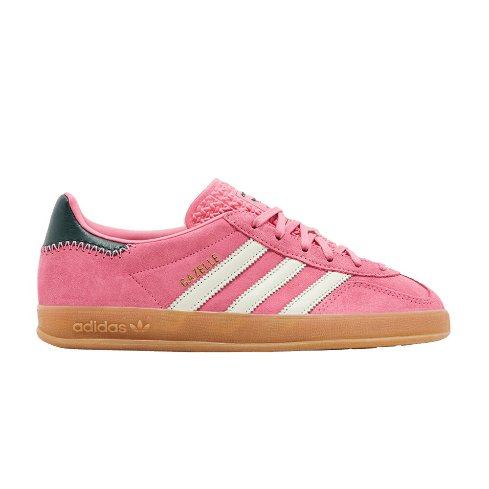 アディダス ガゼル さくら色 白いこと 白いこと \u0027ROSE GREEN\u0027 スニーカー レディース ADIDAS WMNS GAZELLE INDOOR TONE COLLEGIATE / ROSE TONE OFF WHITE COLLEGIATE