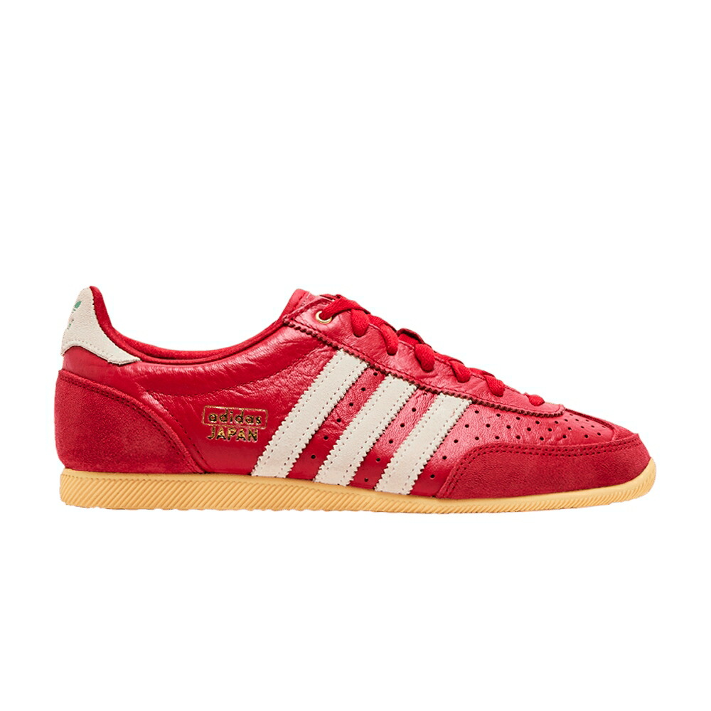 アディダス 白色 ホワイト 橙 オレンジ CARLET スニーカー レディース ADIDAS WMNS JAPAN / BETTER SCARLET OFF WHITE ORANGE