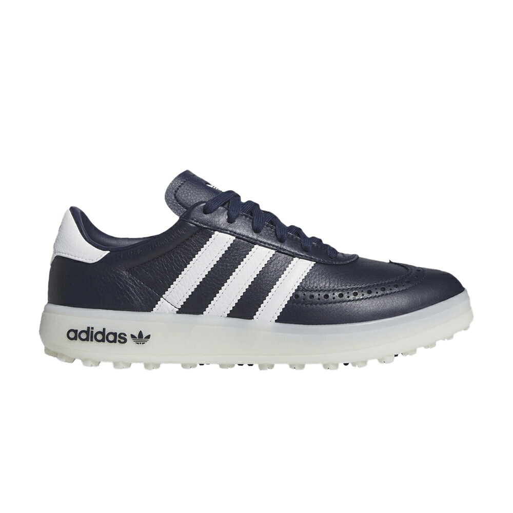 アディダス ゴルフ ナイト 藍色 インディゴ 白色 ホワイト 'NIGHT INDIGO' スニーカー メンズ ADIDAS COURSECUP SPIKELESS GOLF / NIGHT INDIGO CLOUD WHITE OFF