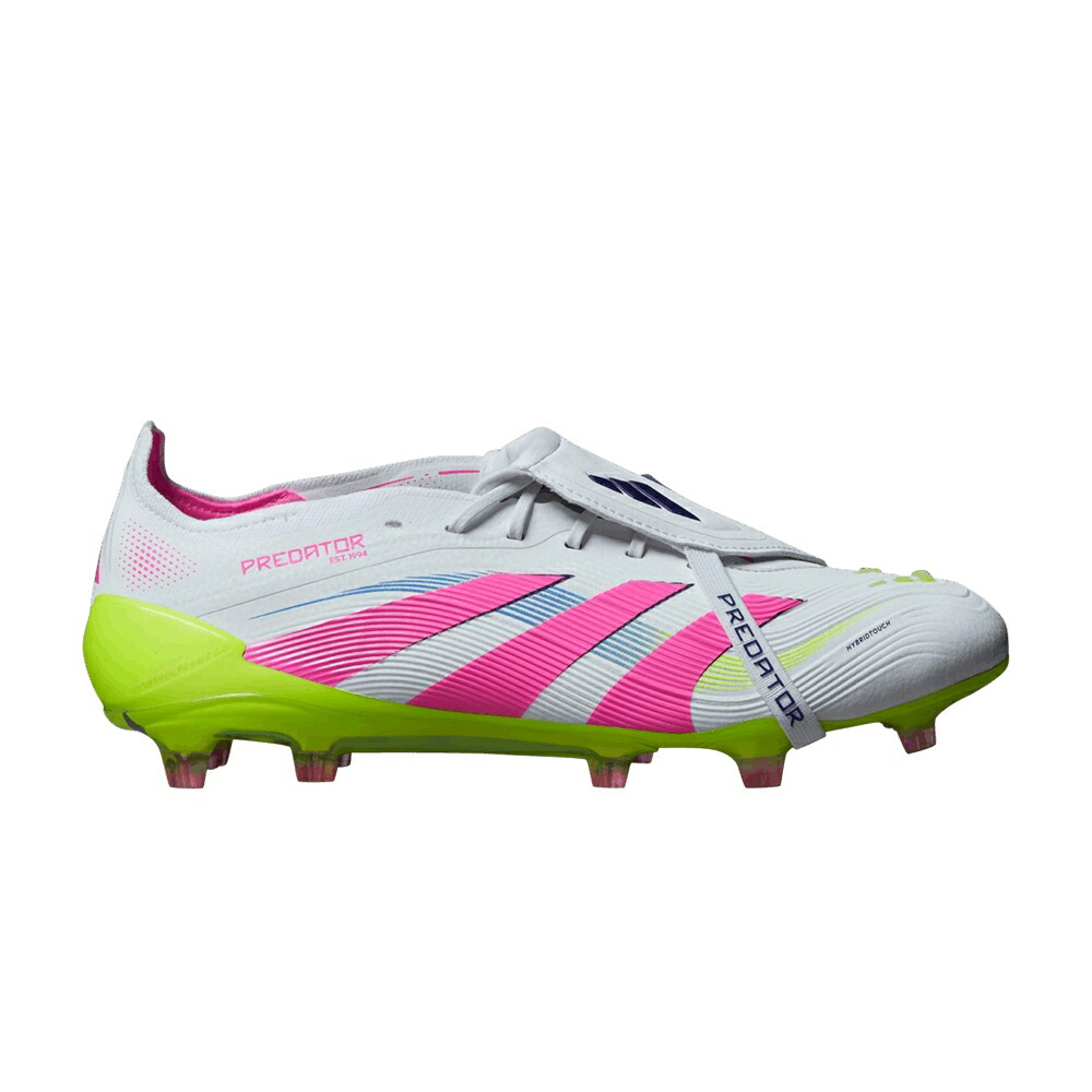 アディダス プレデター エリート 制勝 白いこと 白いこと サクラ色 \u0027CELESTIAL PACK\u0027 スニーカー メンズ ADIDAS PREDATOR 24 ELITE FOLDOVER TONGUE FG VICTORY / CLOUD WHITE LUCID PINK LUCID