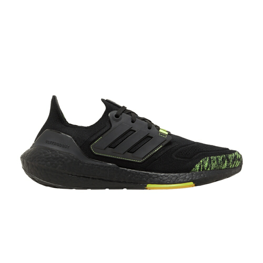 アディダス コア 黒色 ブラック BLACK YELLOW スニーカー メンズ ADIDAS ULTRABOOST 22 SOLAR / CORE BLACK CORE BLACK SOLAR