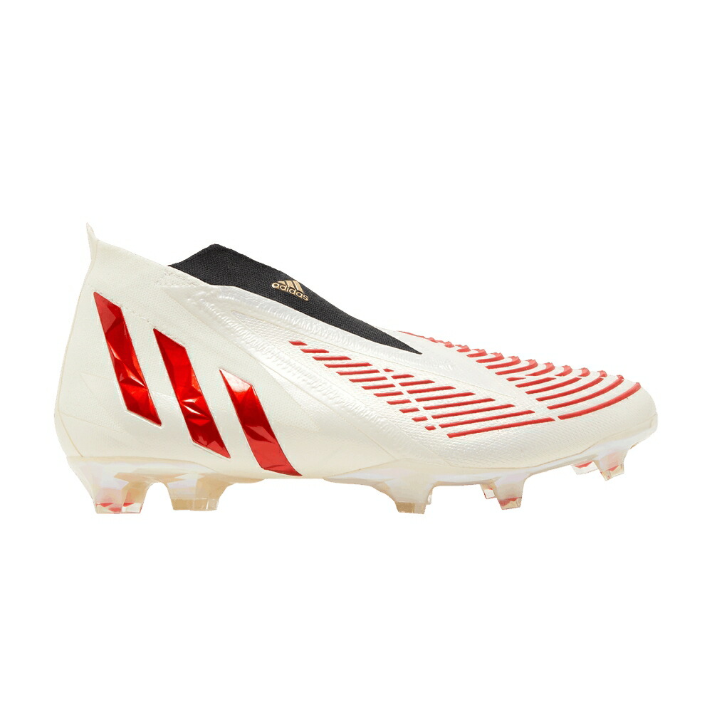 アディダス プレデター 白色 ホワイト 赤 レッド ゴールド EDGE+ OFF RED スニーカー メンズ ADIDAS PREDATOR FG WHITE VIVID / OFF WHITE VIVID RED GOLD