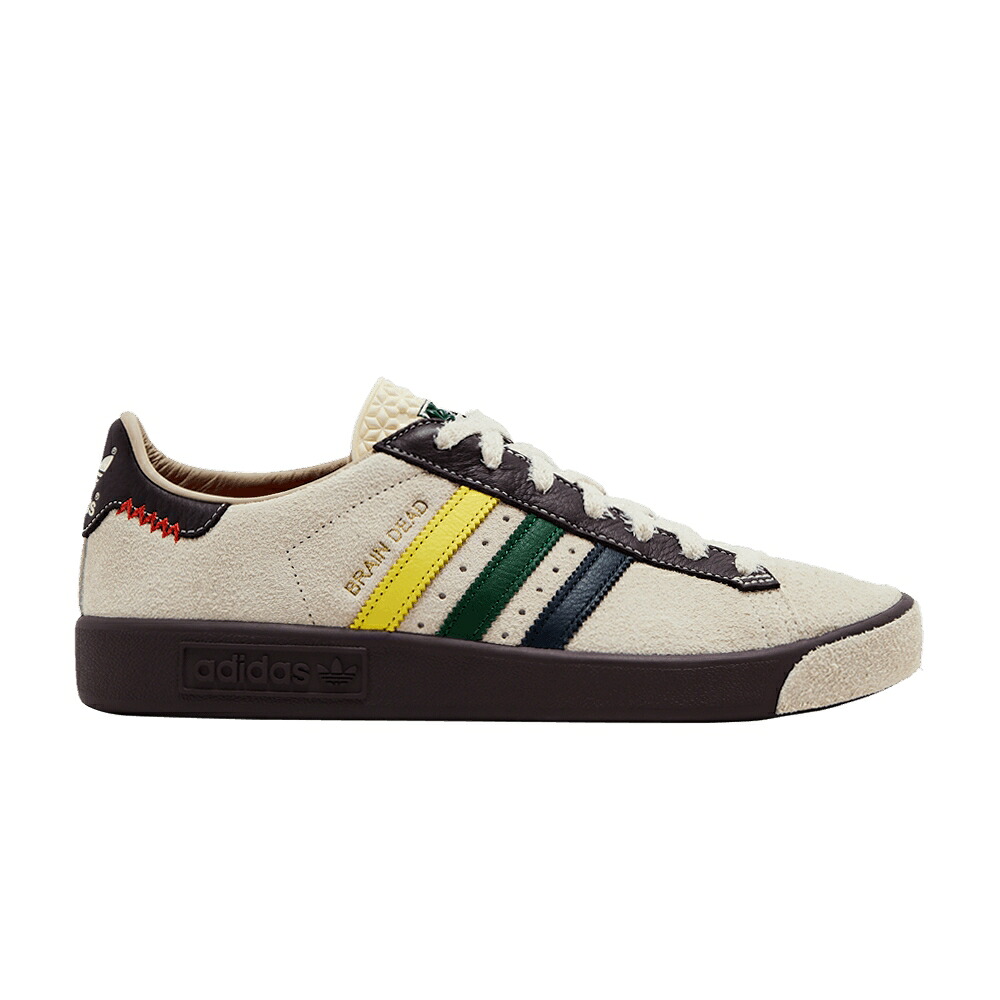 アディダス フォレスト 皮膚軟化剤 白いこと 白いこと ナイト爵 赤 赤いこと \u0027CREAM WHITE\u0027 スニーカー メンズ ADIDAS BRAIN DEAD X FOREST HILLS / CREAM WHITE PANTONE NIGHT RED