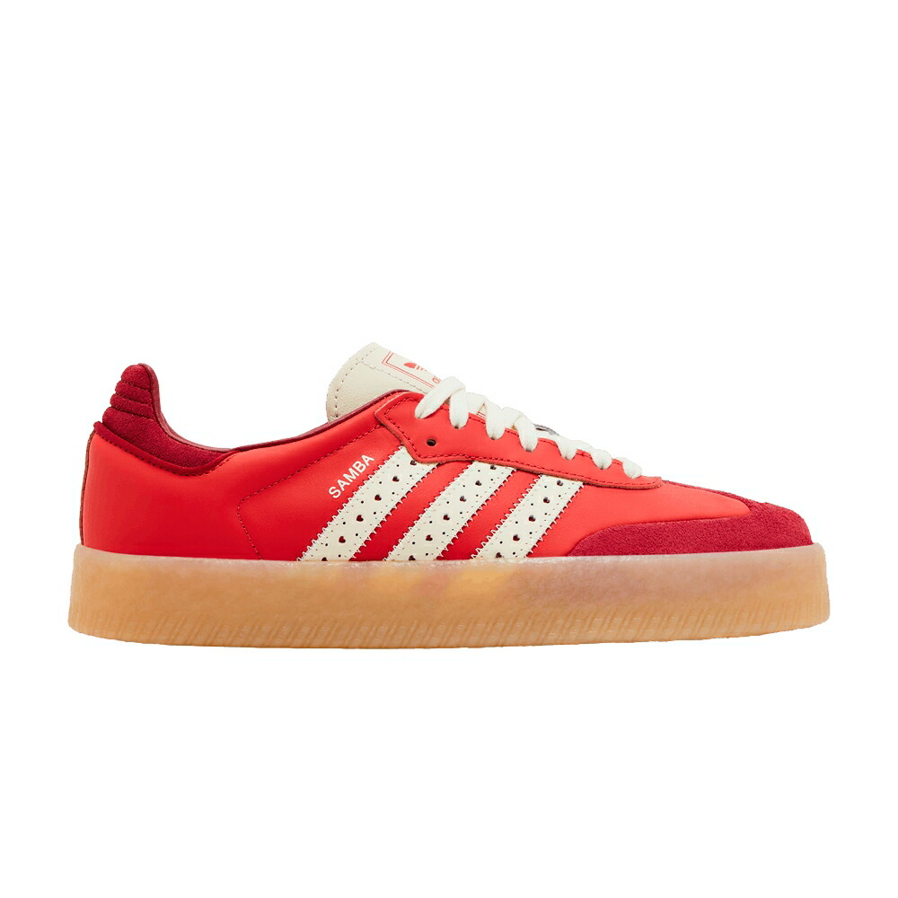 アディダス 赤 レッド クリーム 白色 ホワイト チーム VALENTINE 2025 スニーカー レディース ADIDAS WMNS SAMBAE DAY / BRIGHT RED CREAM WHITE TEAM