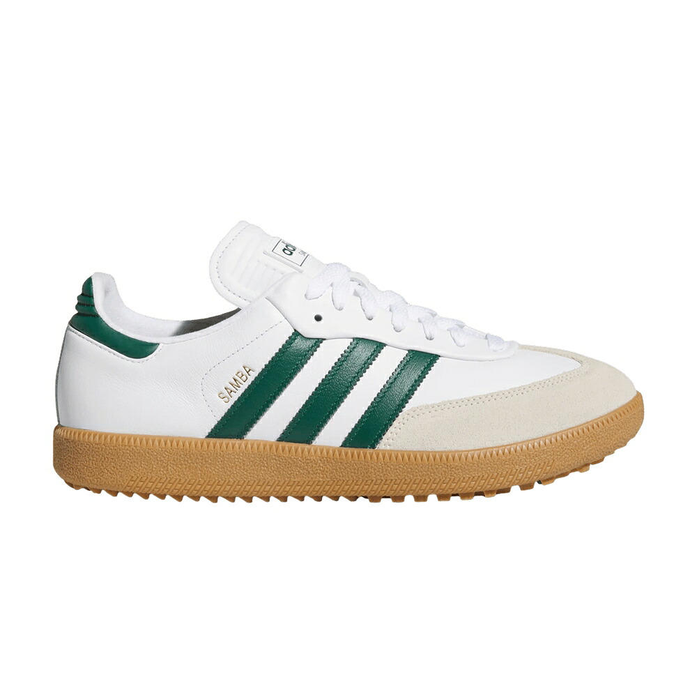 アディダス サンバ ゴルフ 緑 緑であること 白いこと 白いこと \u0027WHITE GUM\u0027 スニーカー メンズ ADIDAS SAMBA SPIKELESS GOLF COLLEGIATE GREEN / CLOUD WHITE COLLEGIATE GREEN GUM 靴-メンズ靴-スニーカー