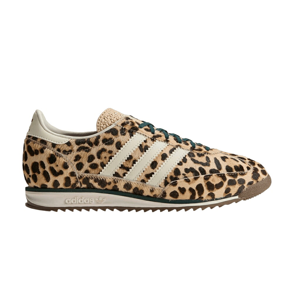 アディダス 神通力 ベージュ 象牙色 白いこと 白いこと \u0027LEOPARD PRINT\u0027 スニーカー レディース ADIDAS WMNS SL 72 OG / MAGIC BEIGE IVORY OFF WHITE