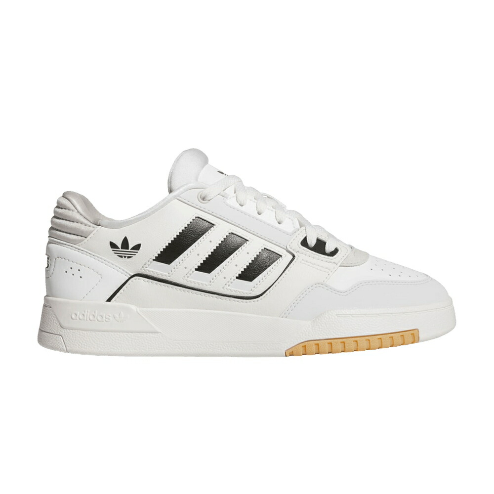 アディダス 白色 ホワイト コア 黒色 ブラック 灰色 グレー 2.0 'CORE GREY' スニーカー メンズ ADIDAS DROP STEP LOW WHITE CORE BLACK / CORE WHITE CORE BLACK GREY ONE