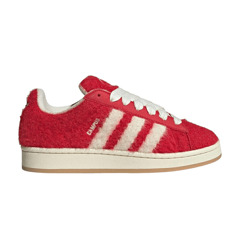 アディダス キャンパス 白色 ホワイト 'OFF GUM' スニーカー レディース ADIDAS WMNS CAMPUS 00S WHITE SCARLETT / OFF WHITE BETTER SCARLETT GUM|スニケス