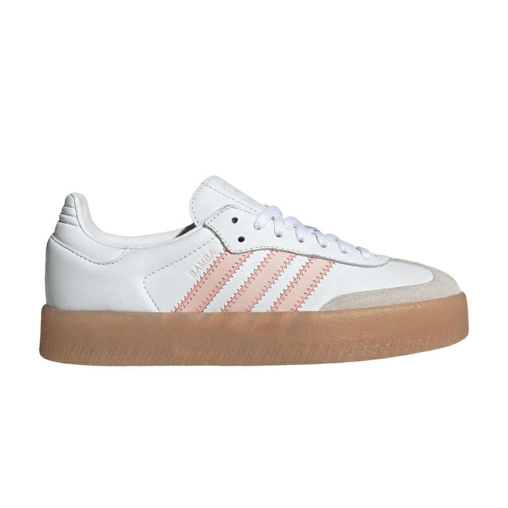 アディダス サクラ色 白いこと 白いこと \u0027WHITE RED\u0027 スニーカー レディース ADIDAS WMNS SAMBAE SANDY PINK SEMI FLASH / FOOTWEAR WHITE SANDY PINK SEMI