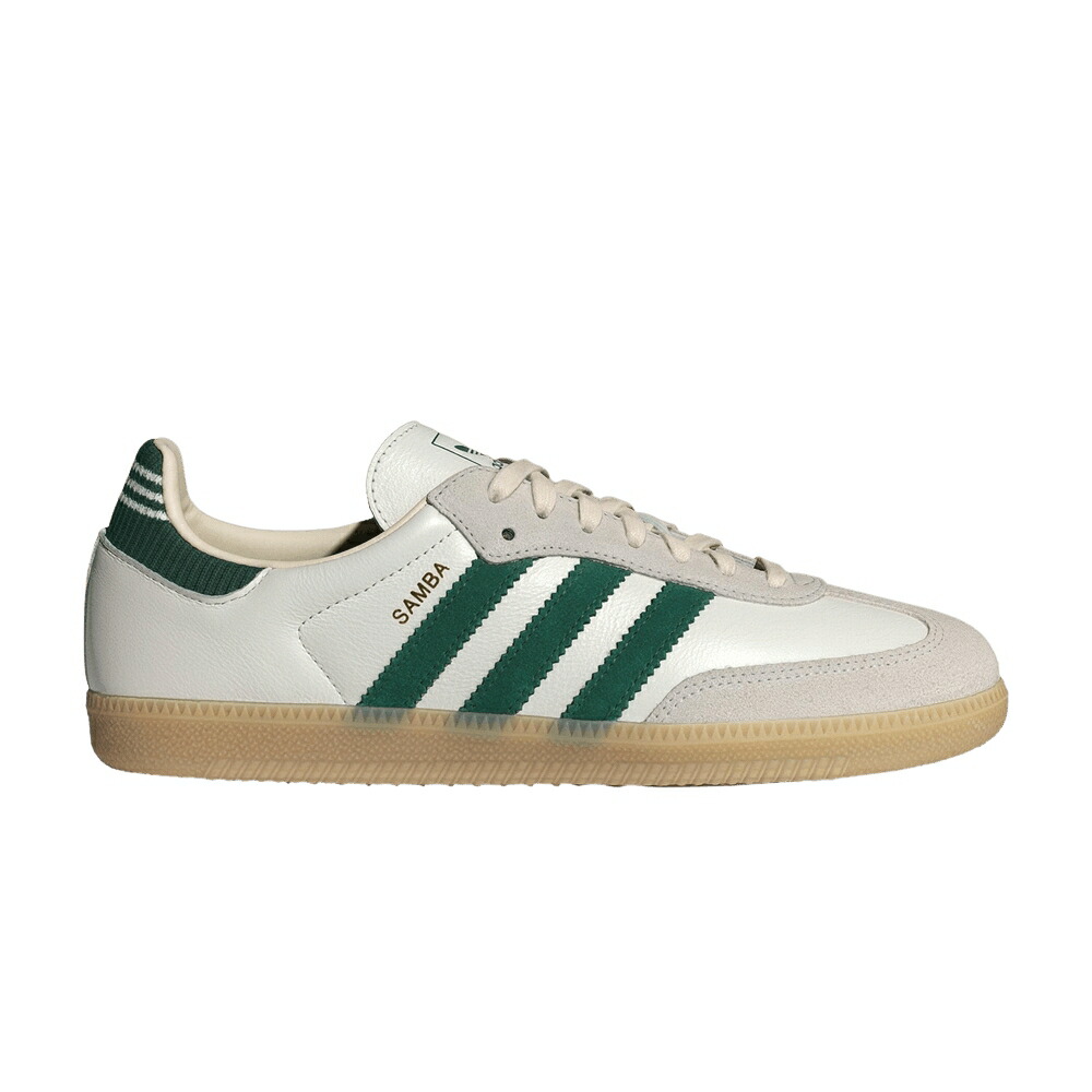 アディダス サンバ 白色 ホワイト 緑 グリーン CLOUD GUM スニーカー メンズ ADIDAS SAMBA OG WHITE COLLEGIATE GREEN / CLOUD WHITE COLLEGIATE GREEN GUM