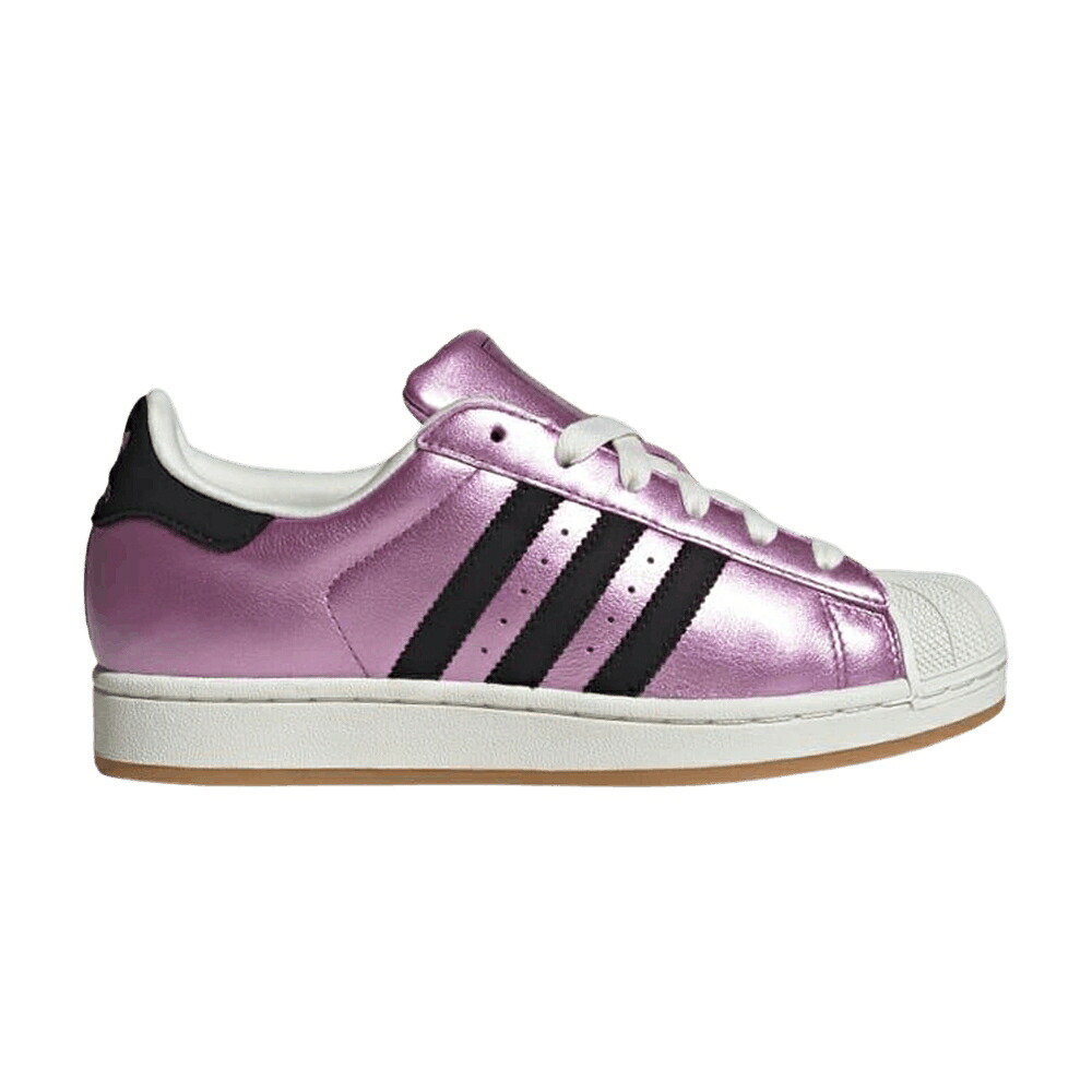 アディダス はやりっ児 黒いこと 黒いこと 紫 パープル 中核グループ \u0027PURPLE WHITE\u0027 スニーカー レディース ADIDAS WMNS SUPERSTAR 2 BLACK / PRELOVED PURPLE CORE BLACK OFF